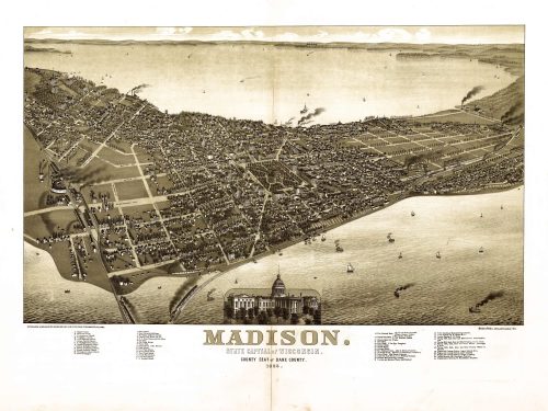 Bird's-eye View of Madison