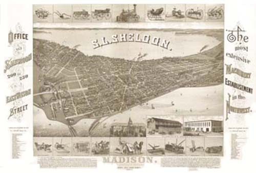 Bird's-eye View of Madison