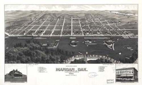 Bird's-eye View of Mandan