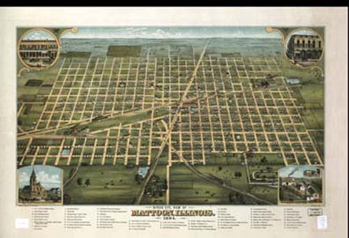 Bird's-eye View of Mattoon Bird's-eye View of Mattoon