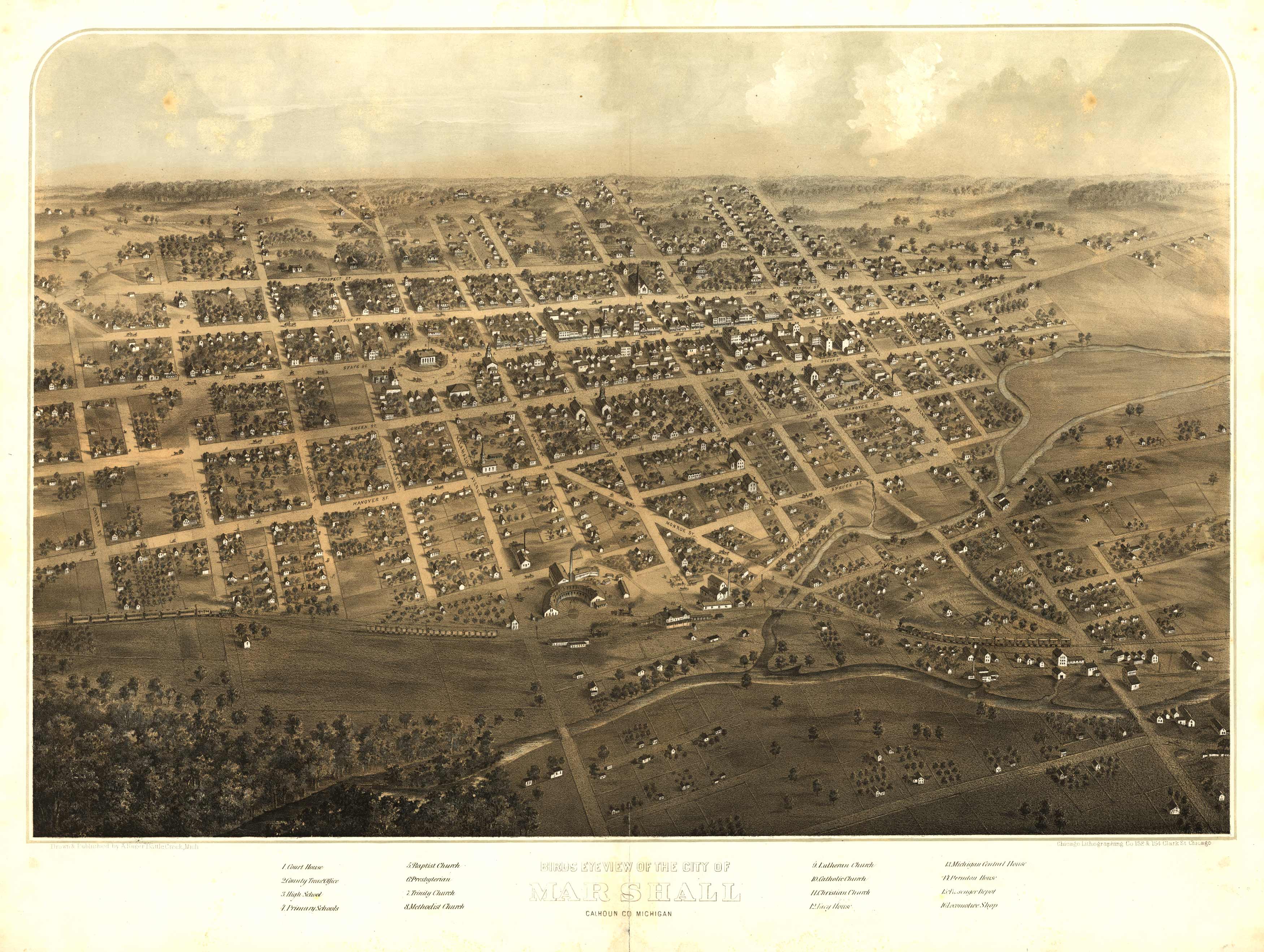 Bird's-eye View of Marshall Bird's-eye View of Marshall