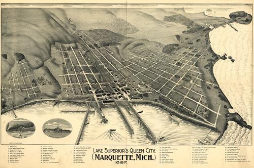 Bird's-eye View of Marquette Bird's-eye View of Marquette
