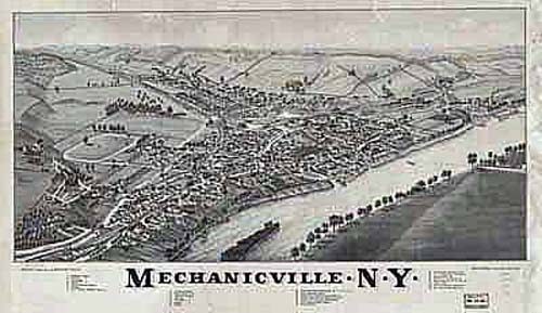 Bird's-eye View of Mechanicville