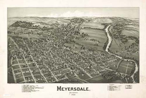 Bird's-eye View of Meyersdale