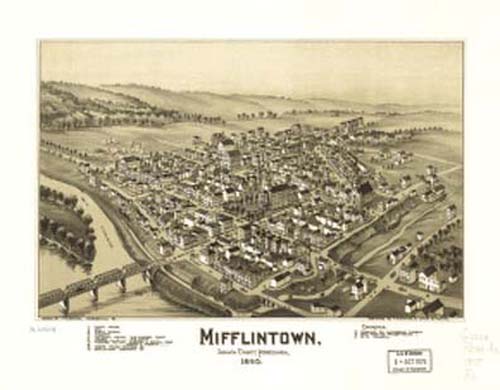 Bird's-eye View of Mifflintown