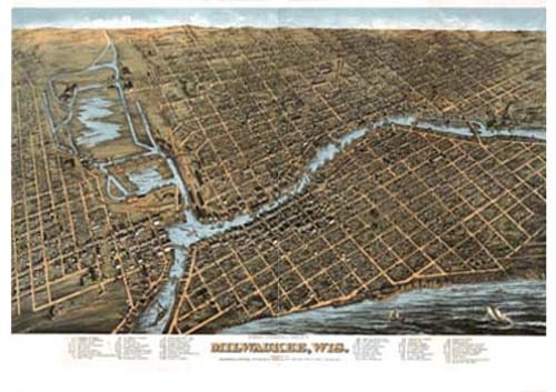 Bird's-eye View of Milwaukee