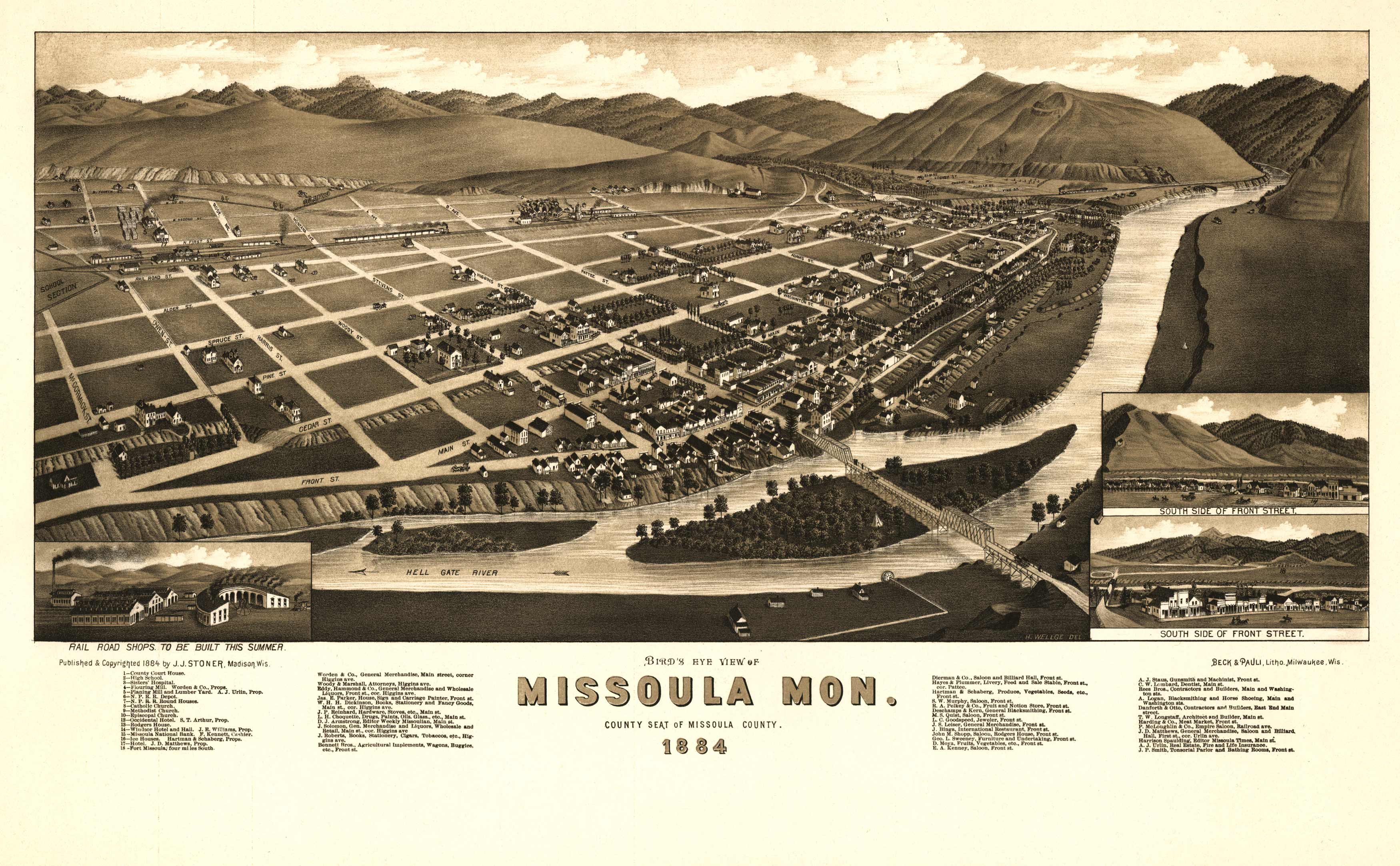Bird's-eye View of Missoula Bird's-eye View of Missoula