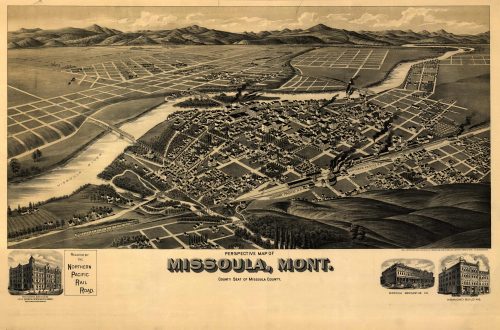 Bird's-eye View of Missoula