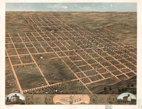 Bird's-eye View of Monmouth Bird's-eye View of Monmouth