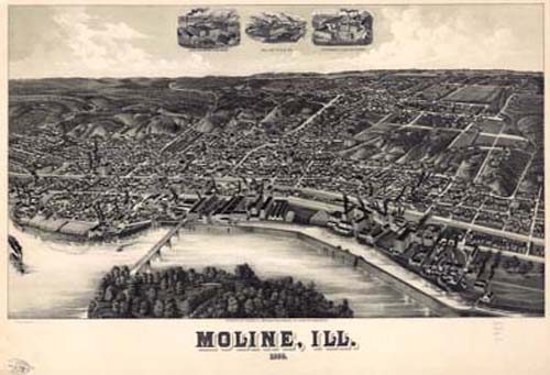 Bird's-eye View of Moline