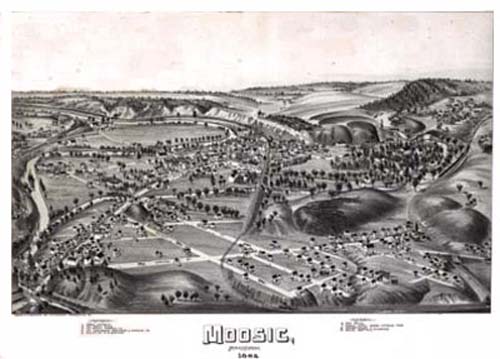 Bird's-eye View of Moosic Bird's-eye View of Moosic
