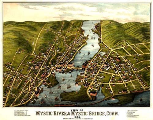 Bird's-eye View of Mystic Bridge