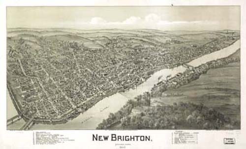 Bird's-eye View of New Brighton