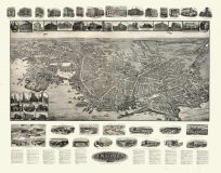 Bird's-eye View of New London