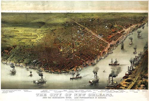 Bird's-eye View of New Orleans Bird's-eye View of New Orleans