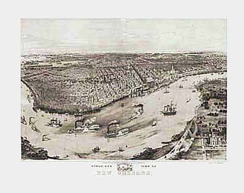 Bird's-eye View of New Orleans Bird's-eye View of New Orleans