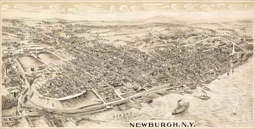 Bird's-eye View of Newburgh