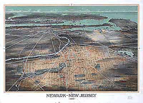 Bird's-eye View of Newark