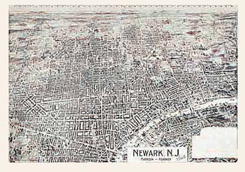 Bird's-eye View of Newark