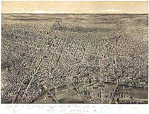 Bird's-eye View of Newark Bird's-eye View of Newark