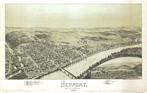 Bird's-eye View of Newport