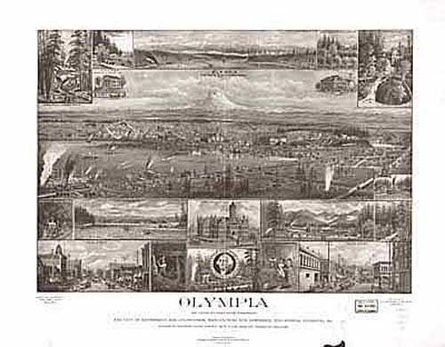 Bird's-eye View of Olympia Bird's-eye View of Olympia