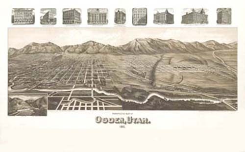 Bird's-eye View of Ogden