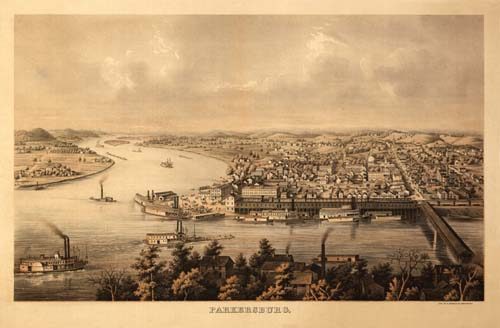 Bird's-eye View of Parkersburg