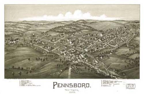 Bird's-eye View of Pennsboro