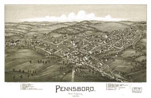 Bird's-eye View of Pennsboro Bird's-eye View of Pennsboro