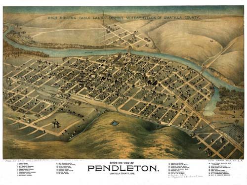 Bird's-eye View of Pendleton