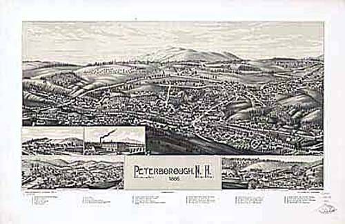 Bird's-eye View of Peterborough