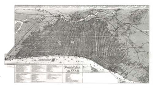 Bird's-eye View of Philadelphia