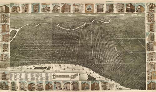Bird's-eye View of Philadelphia Bird's-eye View of Philadelphia