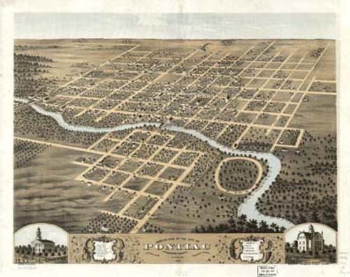 Bird's-eye View of Pontiac