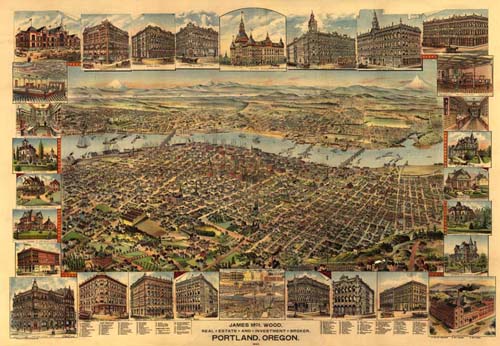 Bird's-eye View of Portland Bird's-eye View of Portland