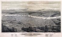 Bird's-eye View of Portland