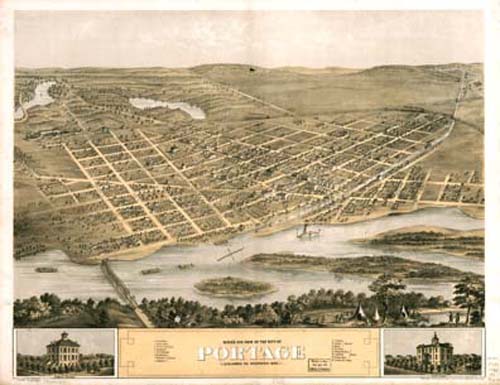 Bird's-eye View of Portage Bird's-eye View of Portage