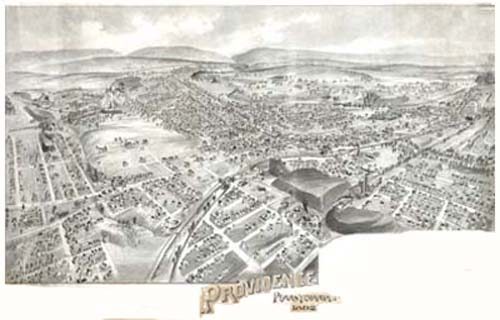 Bird's-eye View of Scranton