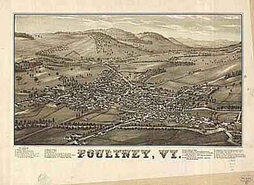 Bird's-eye View of Poultney