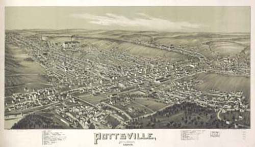 Bird's-eye View of Pottsville