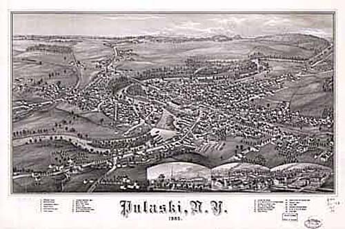 Bird's-eye View of Pulaski