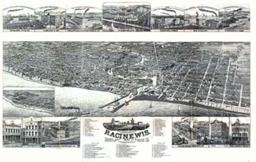 Bird's-eye View of Racine