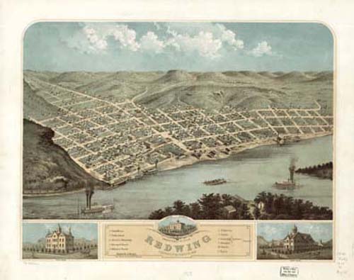 Bird's-eye View of Red Wing Bird's-eye View of Red Wing