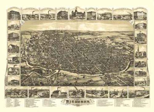 Bird's-eye View of Richmond