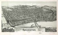 Bird's-eye View of Rochester