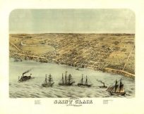 Bird's-eye View of St. Clair