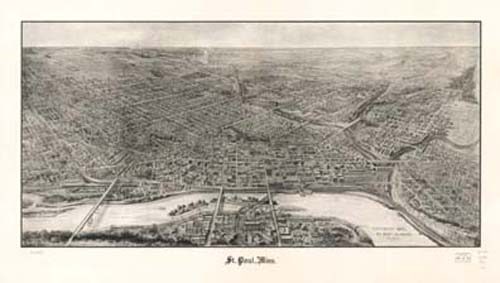 Bird's-eye View of St. Paul