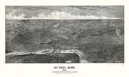 Bird's-eye View of St. Paul