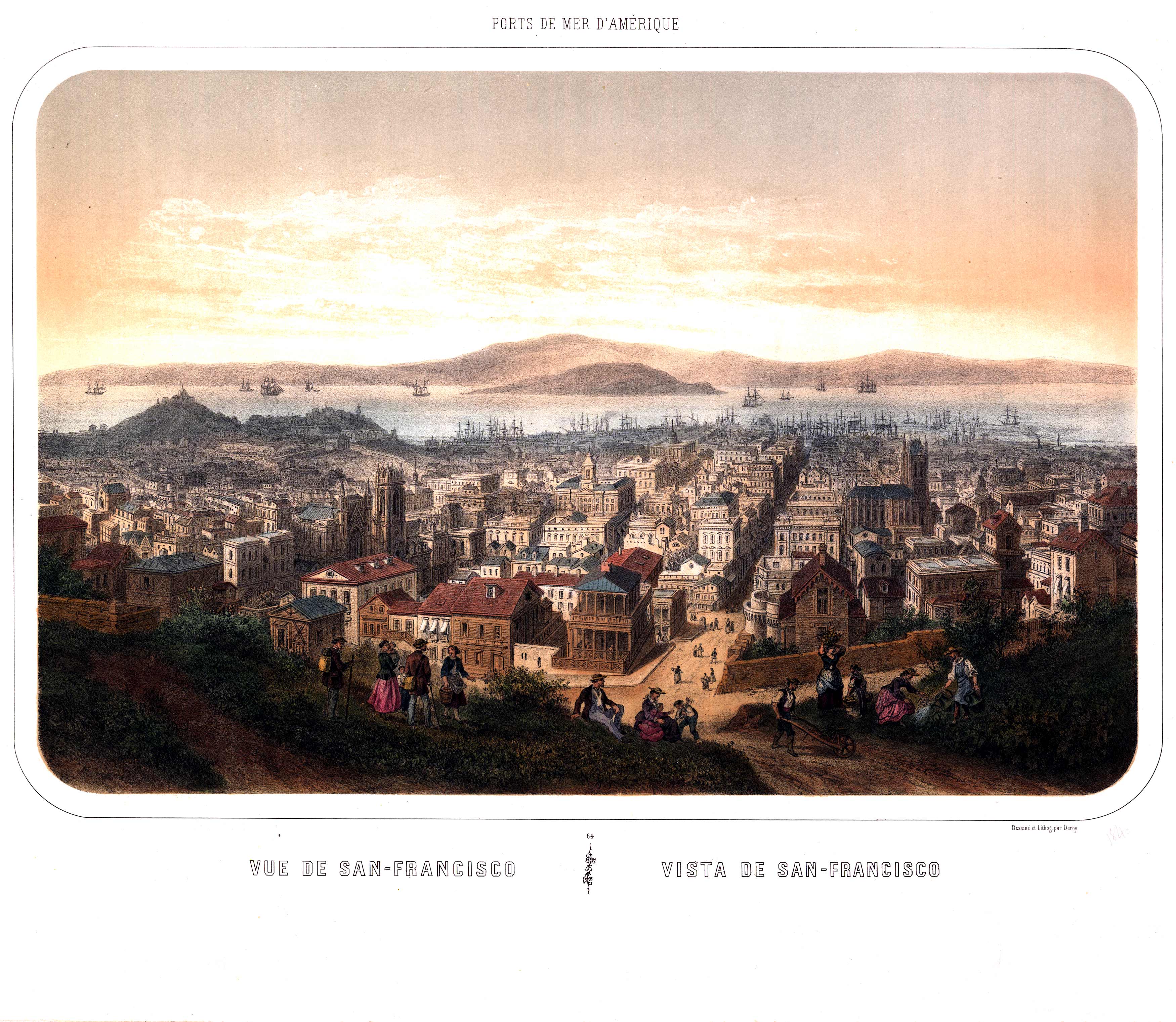 Bird's-eye View of San Francisco